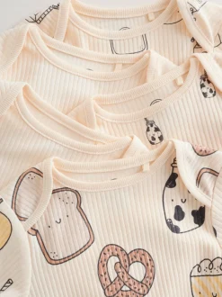 neutre - Bodys pour bébés Manches courtes 5 Pack