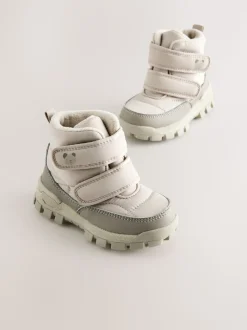 neutre - Bottes matelassées imperméables à fermeture par contact