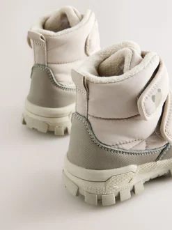 neutre - Bottes matelassées imperméables à fermeture par contact