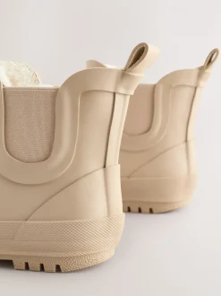 neutre - Bottines en caoutchouc avec doublure chaude