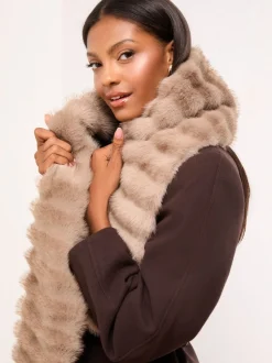 neutre - Écharpe Lipsy en fausse fourrure