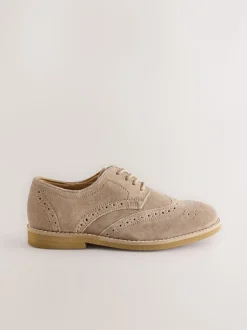 neutre - Chaussures élégantes en cuir style Brogue