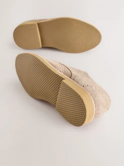 neutre - Chaussures élégantes en cuir style Brogue