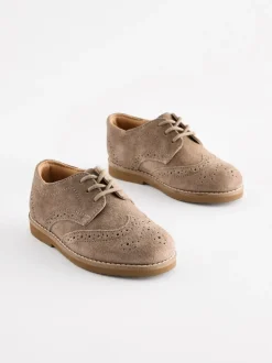 neutre - Chaussures élégantes en cuir style Brogue