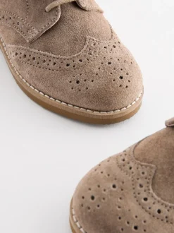 neutre - Chaussures élégantes en cuir style Brogue