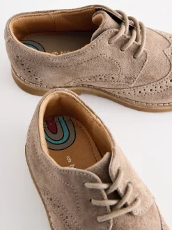 neutre - Chaussures élégantes en cuir style Brogue