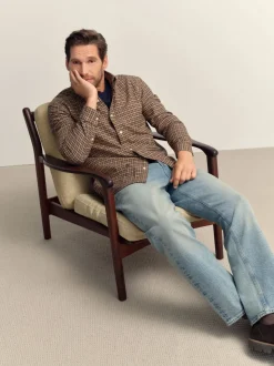 neutre - Chemise à manches longues Check