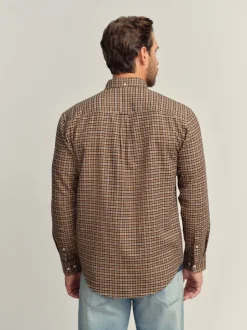 neutre - Chemise à manches longues Check