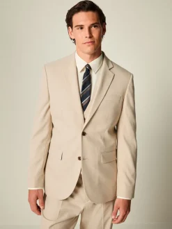 neutre - Coupe ajustée Flannel Costume Veste