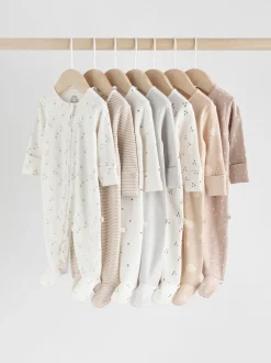 neutre - Dors-bien bébé à fermeture éclair bidirectionnelle (0-2ans)