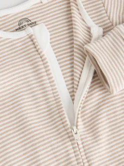 neutre - Dors-bien bébé à fermeture éclair bidirectionnelle (0-2ans)