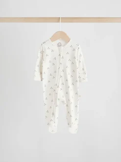 neutre - Dors-bien bébé à fermeture éclair bidirectionnelle (0-2ans)