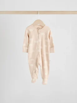 neutre - Dors-bien bébé à fermeture éclair bidirectionnelle (0-2ans)