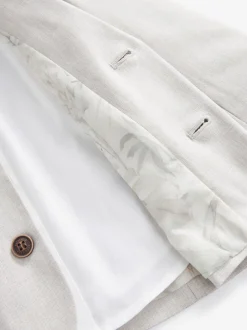 neutre - Ensemble pantalon blazer et nœud papillon (3mois à9ans)