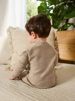 neutre - Ensemble pull et legging en maille bébé (0 mois-2 ans)