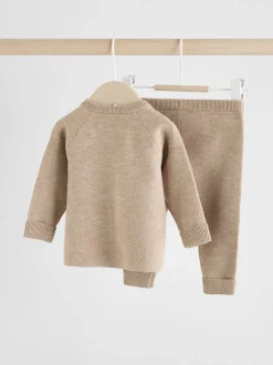 neutre - Ensemble pull et legging en maille bébé (0 mois-2 ans)
