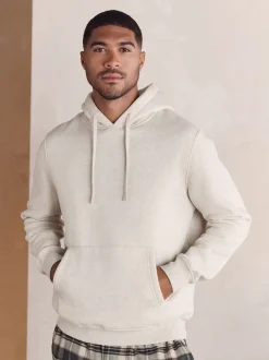 neutre - Ensemble sweat à capuche à manches longues à carreaux