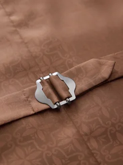 neutre - Gilet de costume à détails en tissu contrasté