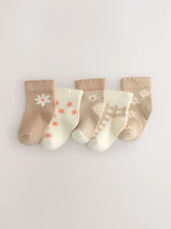 neutre - Lot de 5 chaussettes pour bébé (0mois-2ans)