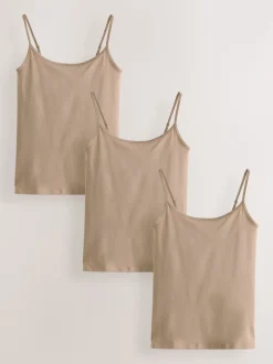 neutre - Lot de 3 gilets à fines bretelles