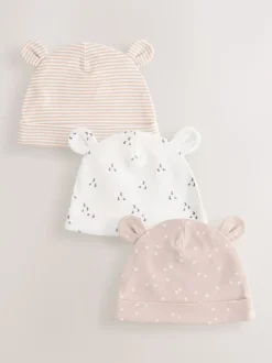 neutre - Lot de 100bonnets en coton 3 % coton (0-12mois)