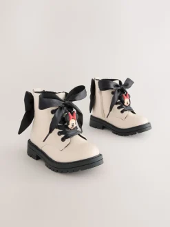 neutre - Minnie Mouse bottines à lacets avec nœud