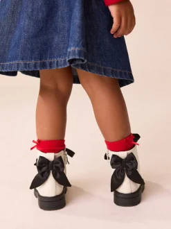 neutre - Minnie Mouse bottines à lacets avec nœud