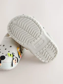 neutre - Sabots chaussons doublés chauds Mickey