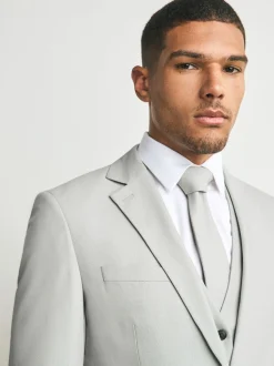 neutre - Slim Fit (Slim Fit) - Veste de costume texturée