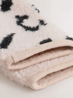 neutre - Veste bébé Borg imprimé léopard (0mois-2ans)