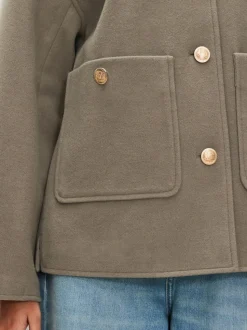 neutre - Veste brossée à col