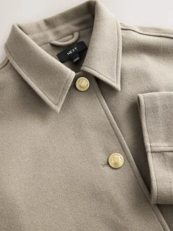 neutre - Veste brossée à col