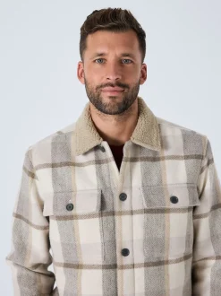 neutre - Vérifier Borg Lined Shacket