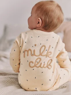 Neutre Milk Club - Lot de 3 dors-bien bébé à fermeture éclair bidirectionnelle 100 % coton (0mois -2ans)