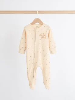 Neutre Milk Club - Lot de 3 dors-bien bébé à fermeture éclair bidirectionnelle 100 % coton (0mois -2ans)