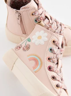 Neutre Personnage Applique - Baskets montantes