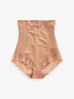 Neutre/marron fauve - Slips gainants fermes pour le contrôle du ventre