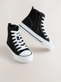 Noir - À lacets High Top Trainers