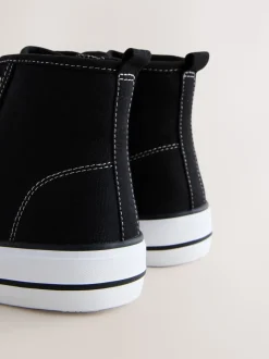 Noir - À lacets High Top Trainers