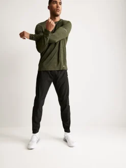 Noir - Active Gym Survêtement d’entraînement tissé