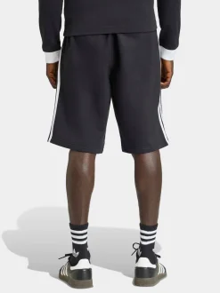 Noir - Adidas Original Shorts à 3 Rayures
