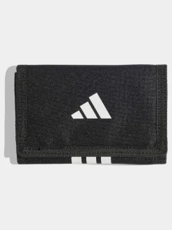 Noir - adidas portefeuille à 3 rayures