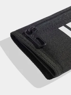 Noir - adidas portefeuille à 3 rayures