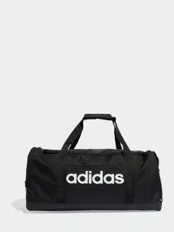 Noir - adidas sac de sport linéaire moyen