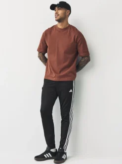 Noir - Adidas Train Essentials 3-Jogging d'entraînement Rayure