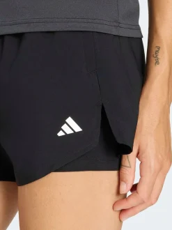 Noir - adidas Workout Essentials 2en1 Shorts
