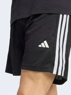 Noir - adidas Workout Essentials Base 3Rayures Shorts en piqué 7pouces