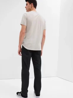 Noir - Ajustement droit - Gap Extensible Essentiel Pantalon chino
