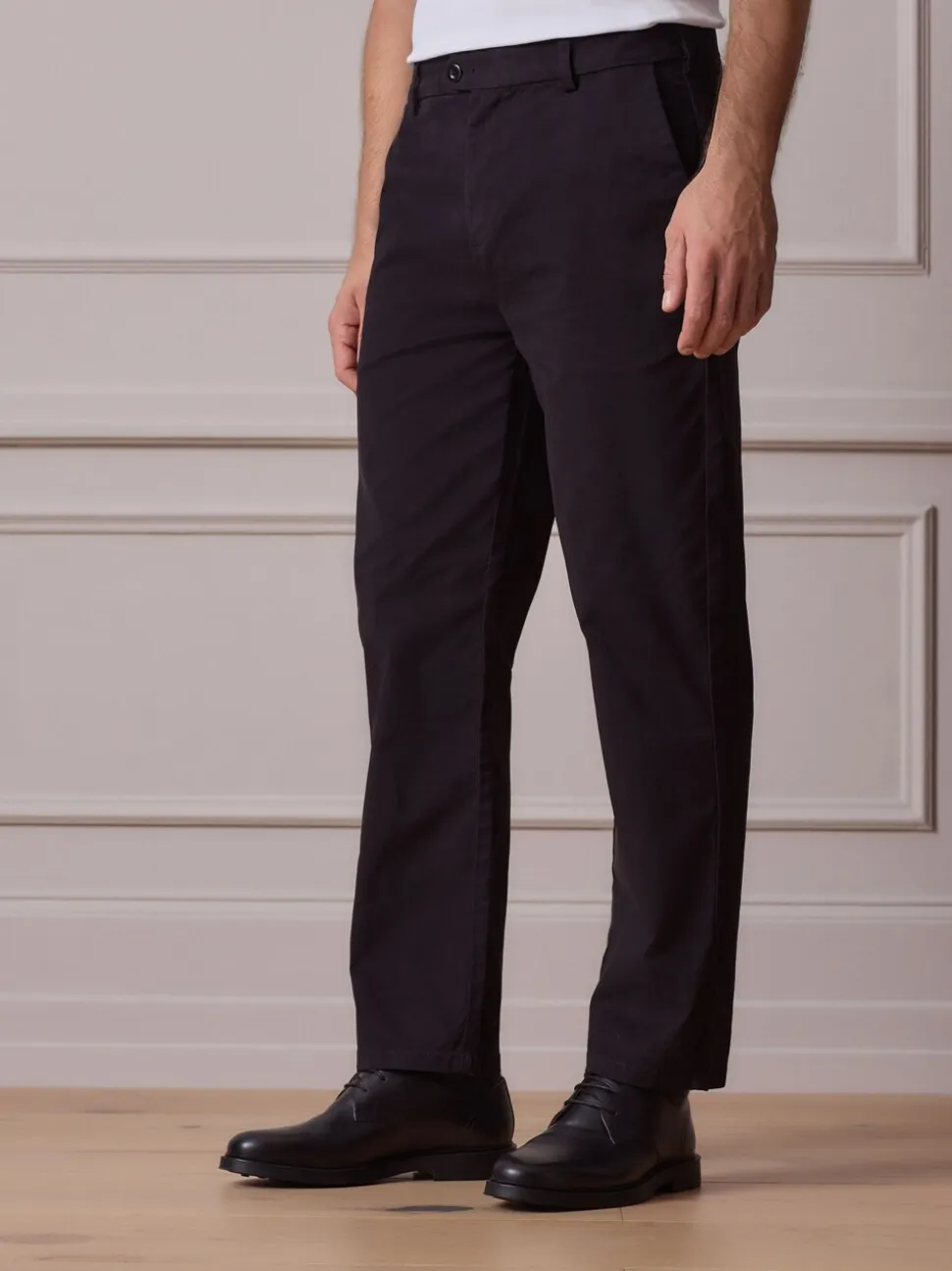 Noir - Ajustement droit - Pantalon chino Ultimate