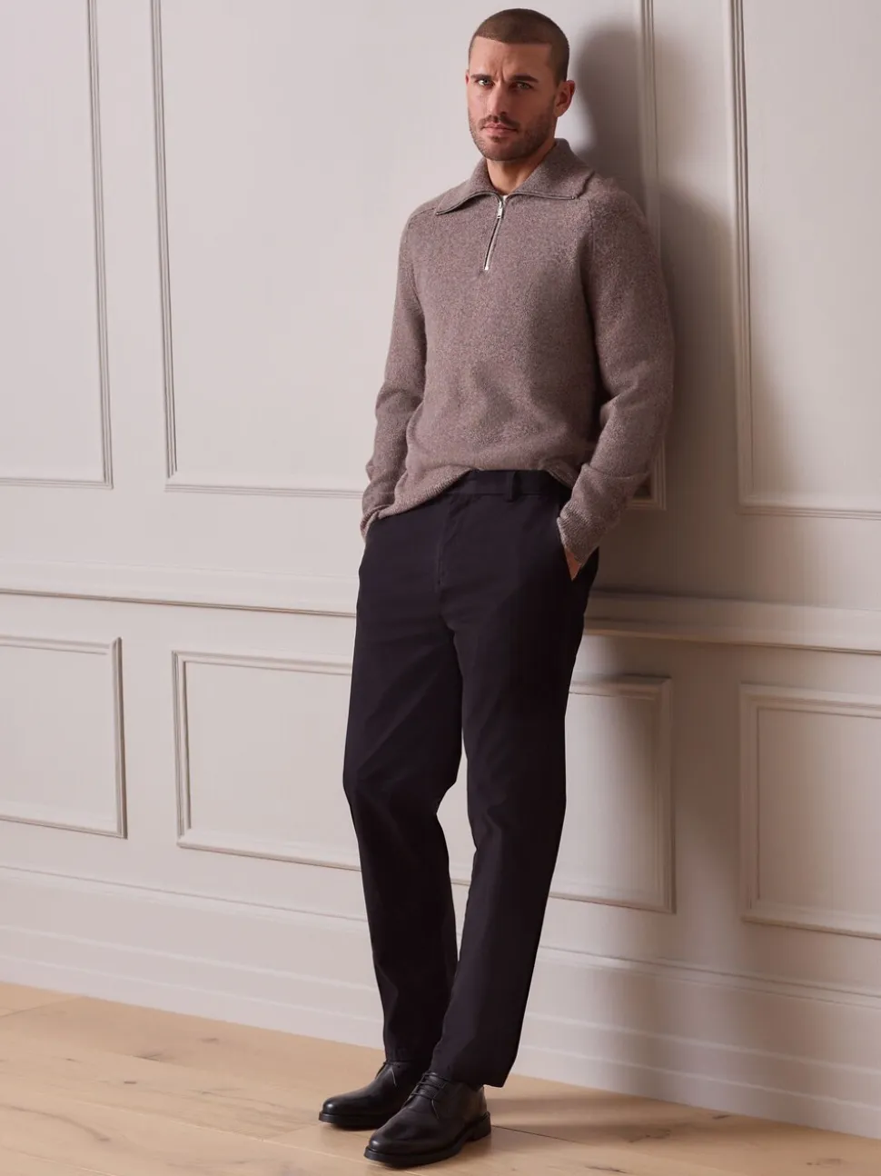 Noir - Ajustement droit - Pantalon chino Ultimate